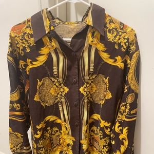 Armoire silk long sleeve shirt